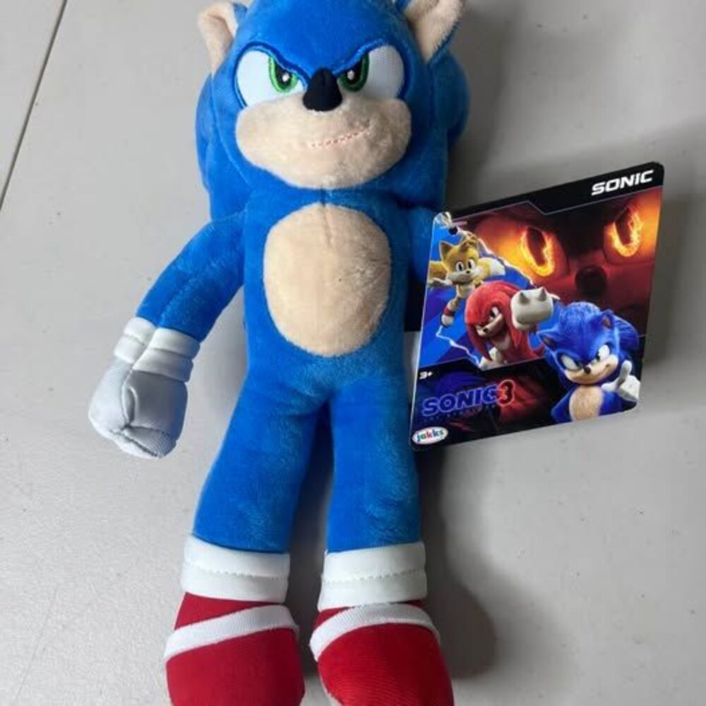 Jakks Pacific Sonic the Hedgehog 3 Movie Plush